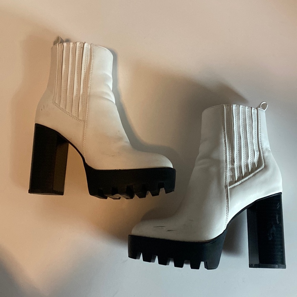 white boots